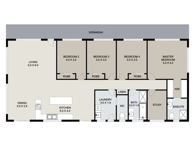 Floorplan of Homely house listing, 19 Wilga Street, Kin Kora QLD 4680