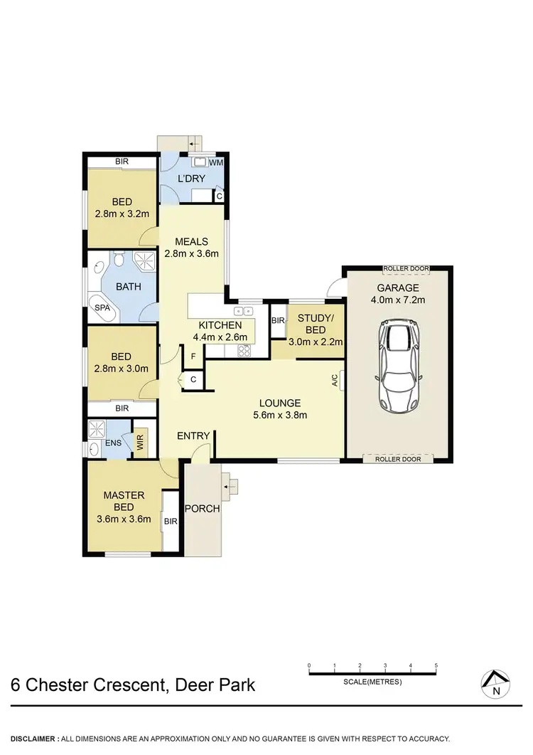Floorplan of Homely house listing, 6 Chester Crescent, Deer Park VIC 3023