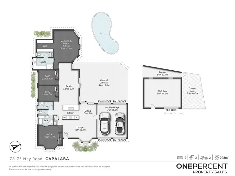 Floorplan of Homely house listing, 73-75 Ney Road, Capalaba QLD 4157