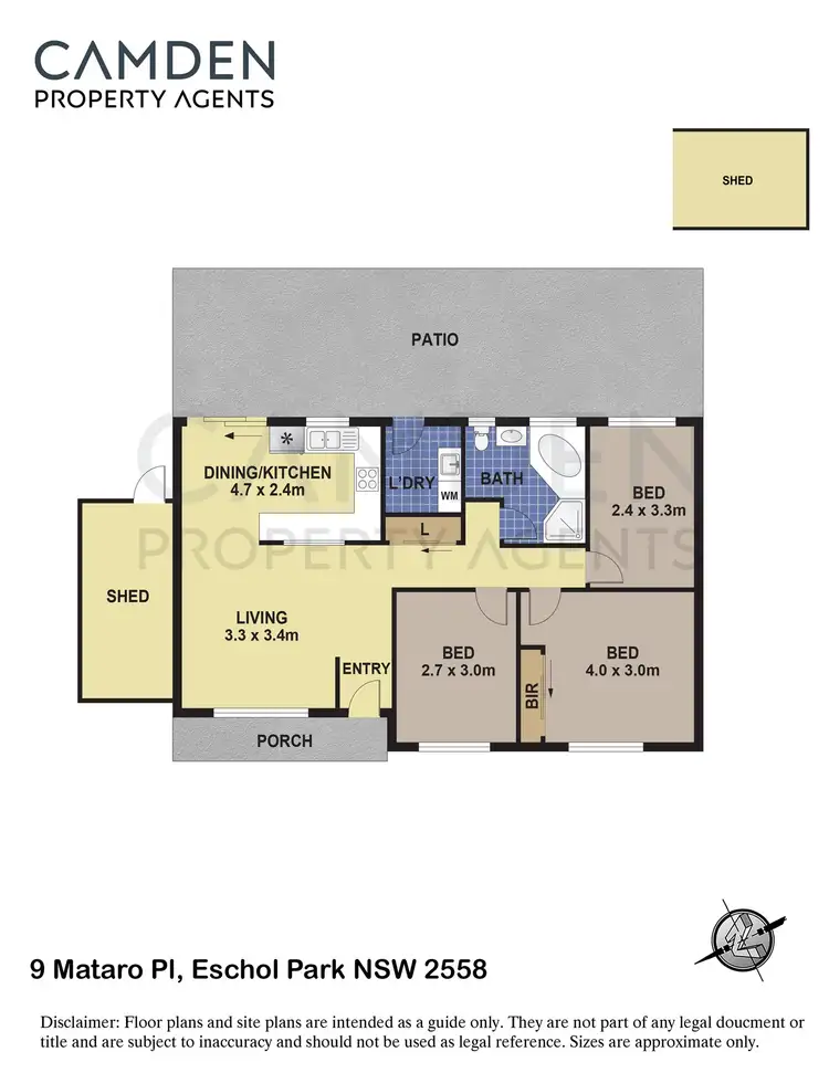 Floorplan of Homely house listing, 9 Mataro Place, Eschol Park NSW 2558