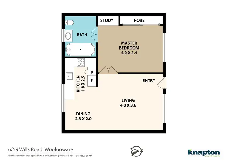 Floorplan of Homely unit listing, 6/59 Wills Road, Woolooware NSW 2230