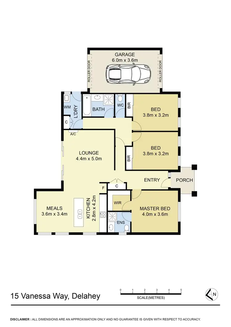Floorplan of Homely house listing, 15 Vanessa Way, Delahey VIC 3037