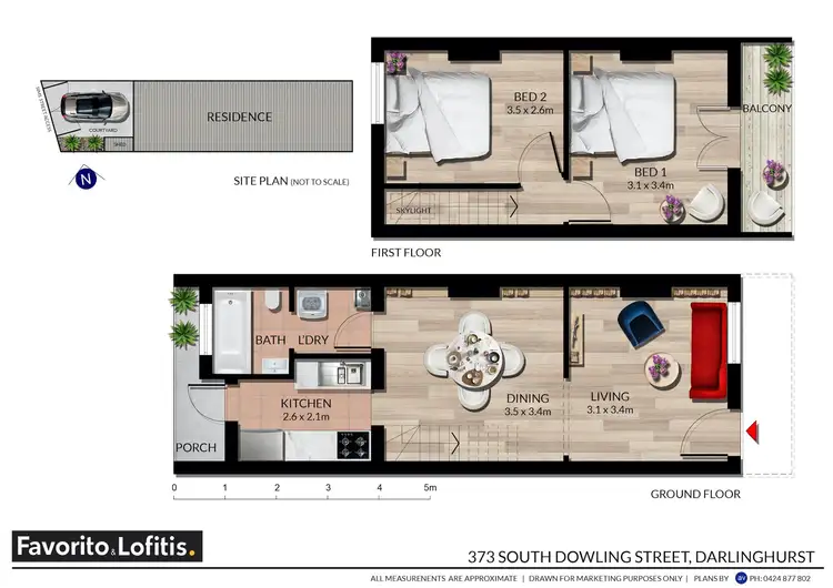 Floorplan of Homely house listing, 373 South Dowling Street, Darlinghurst NSW 2010