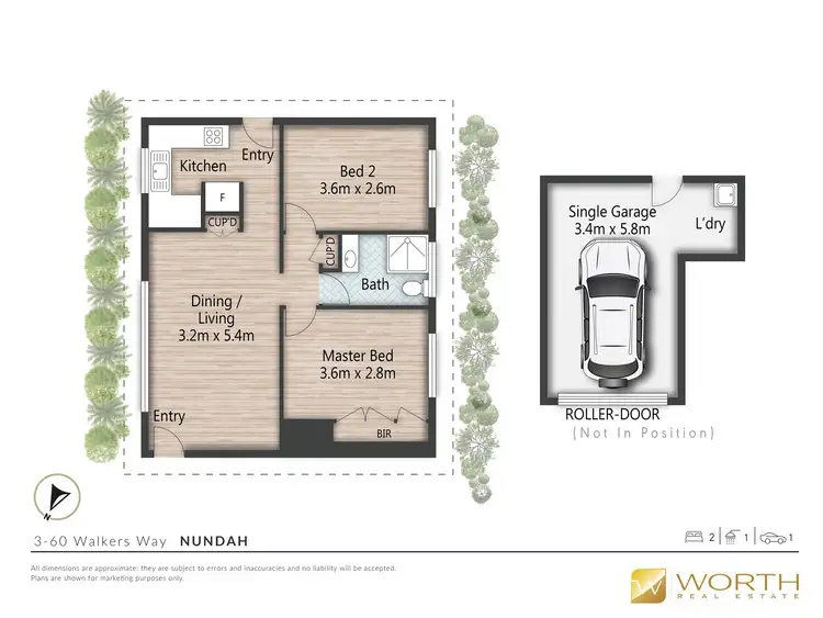 Floorplan of Homely unit listing, 3/60 Walkers Way, Nundah QLD 4012
