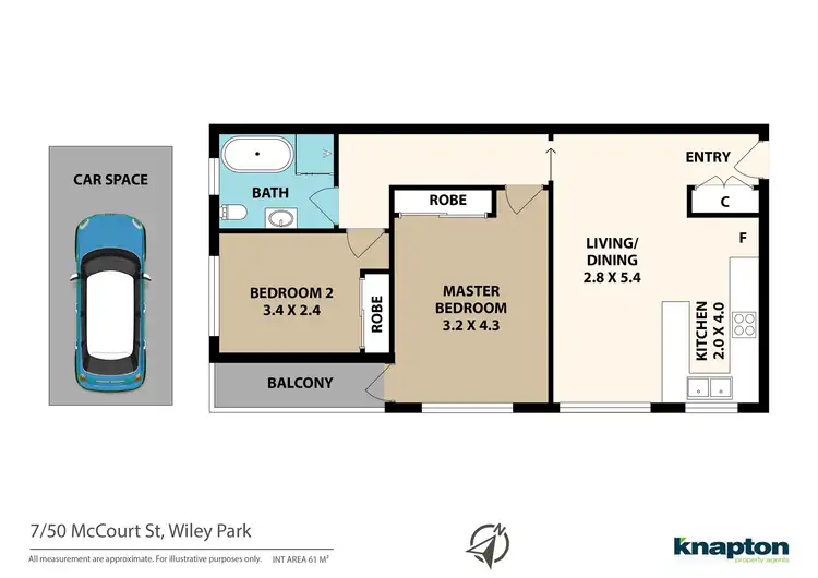 Floorplan of Homely unit listing, 7/50 McCourt Street, Wiley Park NSW 2195