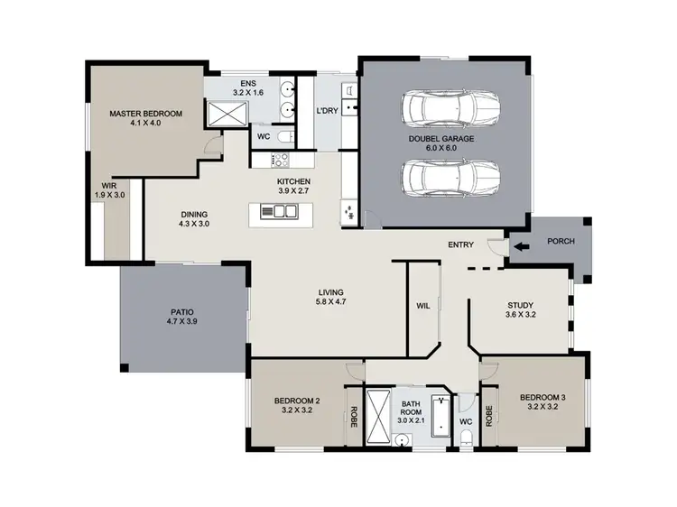 Floorplan of Homely house listing, 5 Kingfisher Street, New Auckland QLD 4680