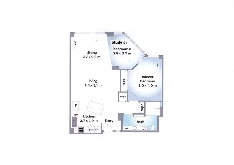 Floorplan of Homely unit listing, 70 Remembrance, Surfers Paradise QLD 4217