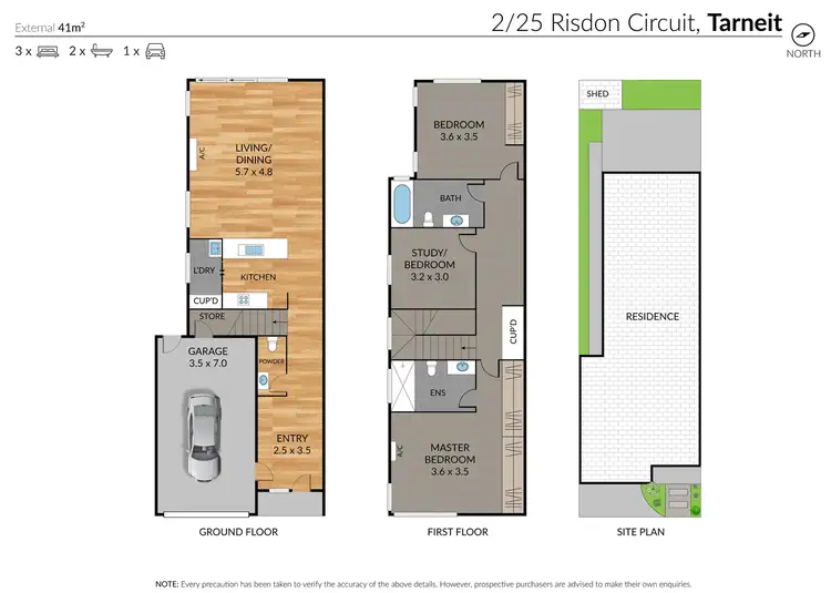 Floorplan of Homely unit listing, 2/25 Risdon Circuit, Tarneit VIC 3029