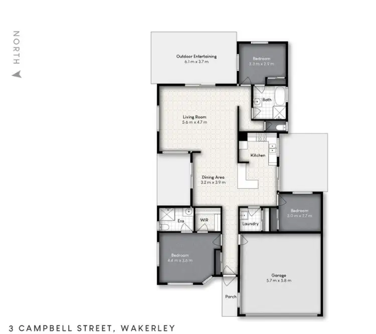 Floorplan of Homely house listing, 3 Campbell Street, Wakerley QLD 4154