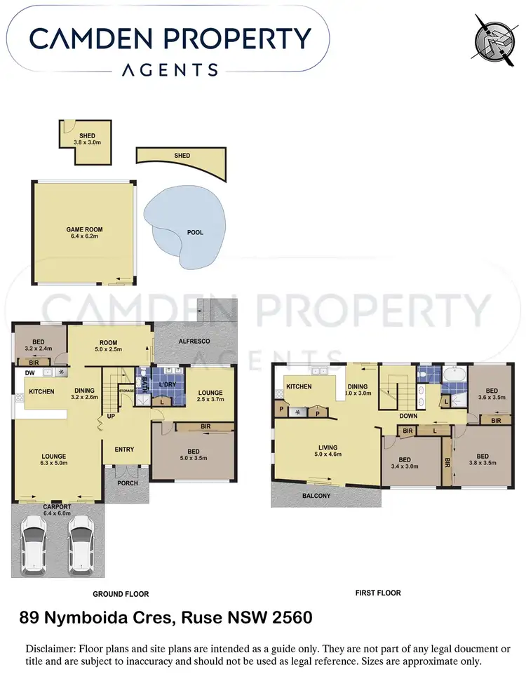 Floorplan of Homely house listing, 89 Nymboida Av, Ruse NSW 2560