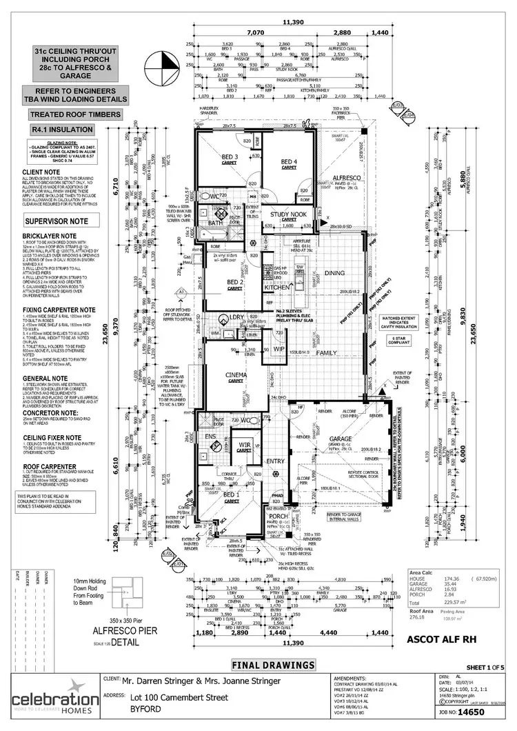 Floorplan of Homely house listing, 6 Camembert Street, Byford WA 6122