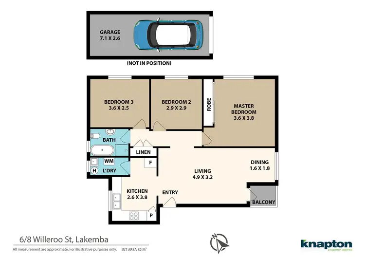 Floorplan of Homely unit listing, 6/8 Willeroo Street, Lakemba NSW 2195