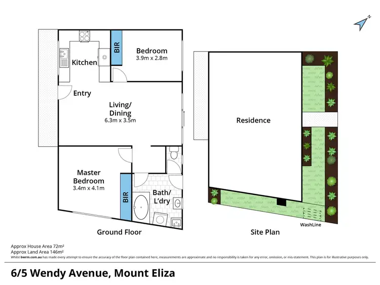 Floorplan of Homely unit listing, 6/5 Wendy Avenue, Mount Eliza VIC 3930