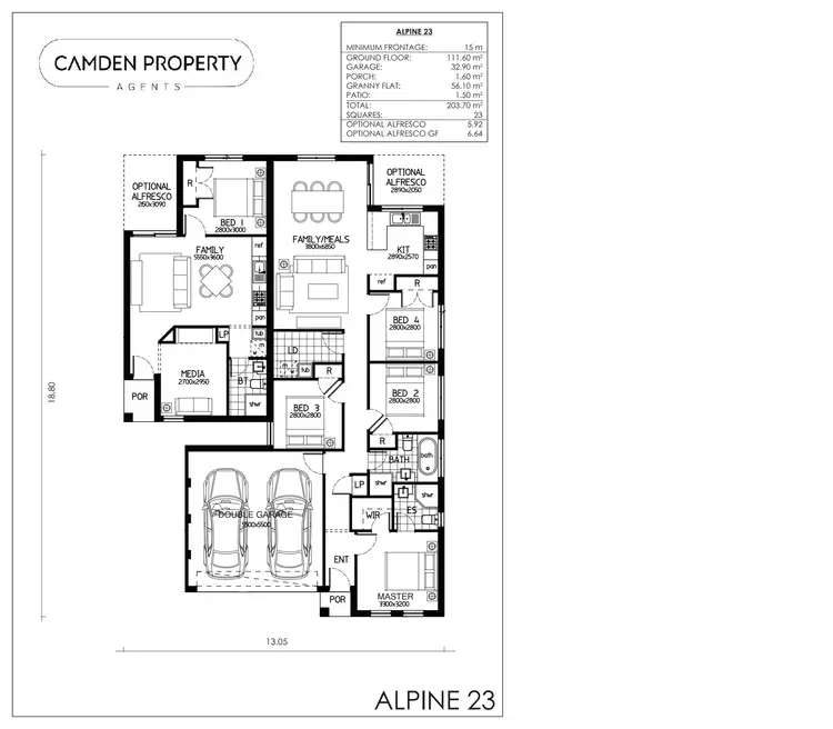 Floorplan of Homely house listing, Lot 1204 proposed Road, Wilton NSW 2571