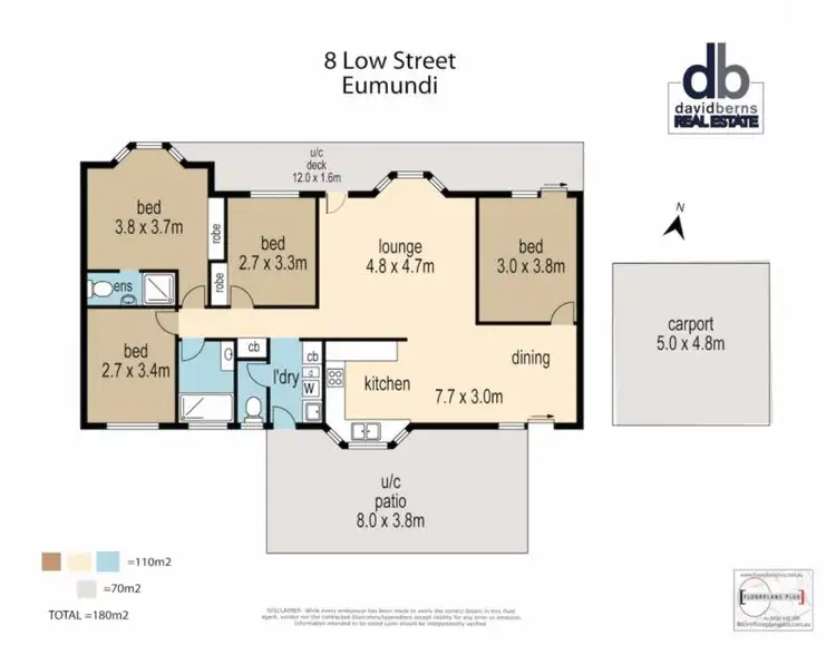Floorplan of Homely house listing, 8 Low St, Eumundi QLD 4562