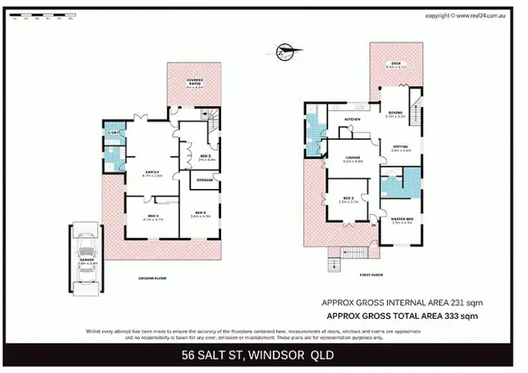 Floorplan of Homely house listing, 56 Salt Street, Windsor QLD 4030