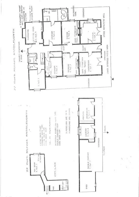 Floorplan of Homely house listing, 22 Curb Street, Saddleworth SA 5413