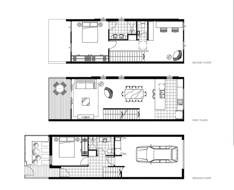 Floorplan of Homely townhouse listing, 62 Central Park Walk, Cheltenham VIC 3192