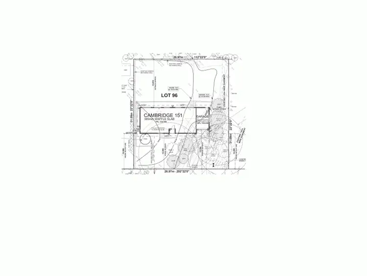 Floorplan of Homely land listing, 20 River Road, Millgrove VIC 3799