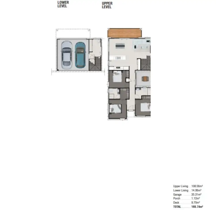 Floorplan of Homely townhouse listing, 4/4 Tayla St, Pimpama QLD 4209