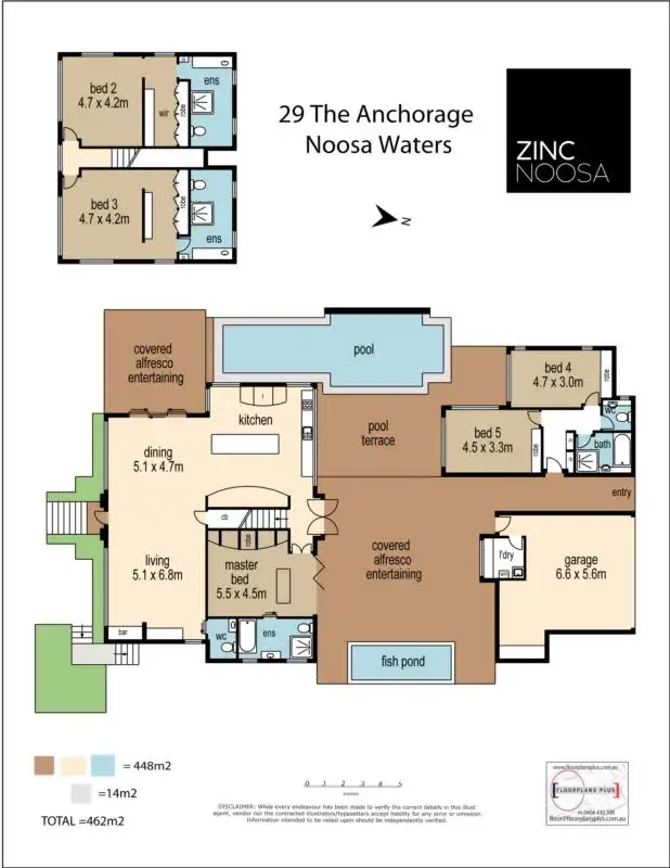 Floorplan of Homely house listing, 29 The Anchorage, Noosa Waters QLD 4566