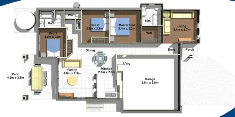Floorplan of Homely house listing, LOT 52 New Rd, Pimpama QLD 4209