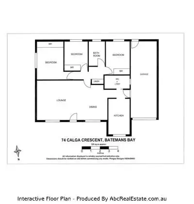 Floorplan of Homely house listing, 74 Calga Crescent, Catalina NSW 2536