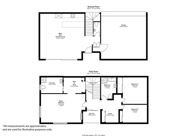 Floorplan of Homely townhouse listing, 1/73 Middleton Street, Mount Gravatt QLD 4122