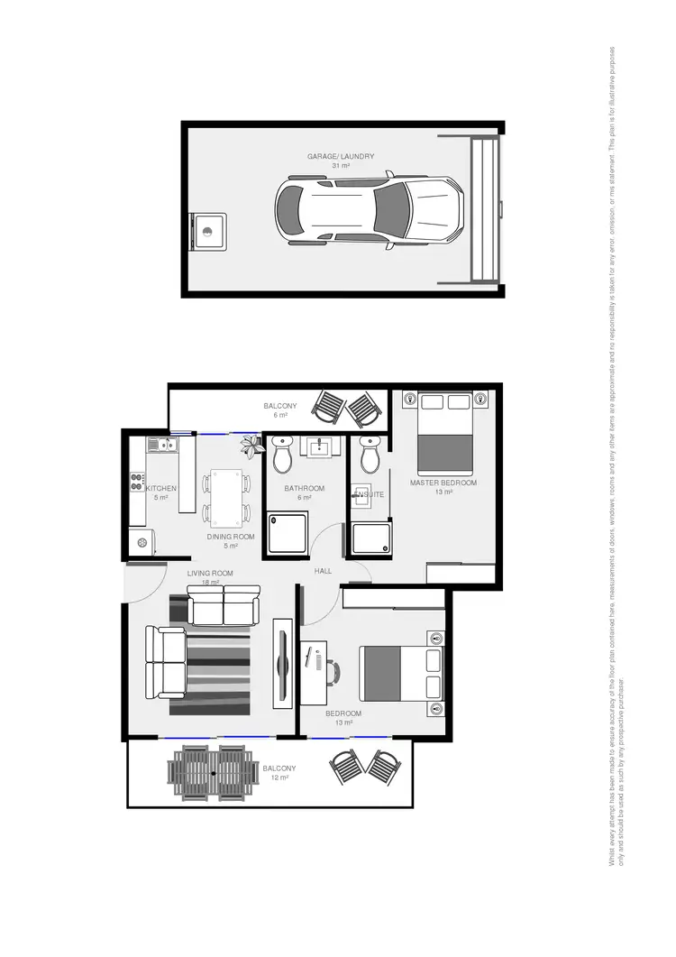 Floorplan of Homely apartment listing, 5/20 Holland Street, Toowong QLD 4066