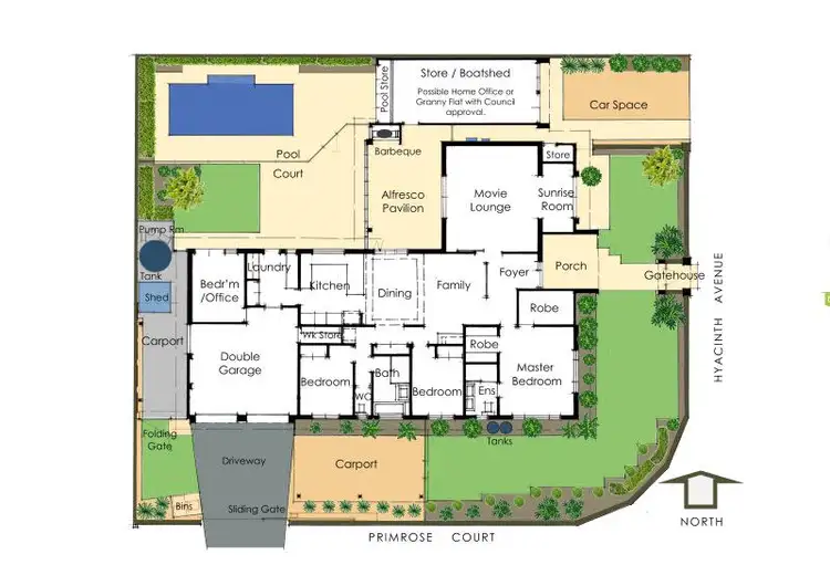 Floorplan of Homely house listing, 1 Primrose court, Hollywell QLD 4216
