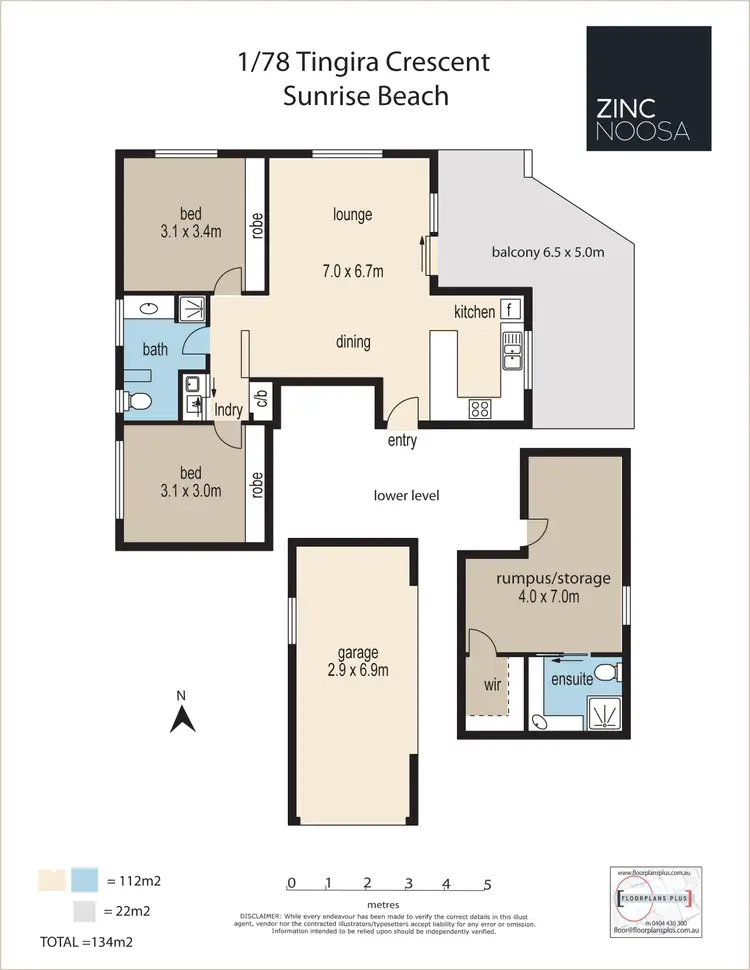 Floorplan of Homely unit listing, 78 Tingira Crescent, Sunrise Beach QLD 4567