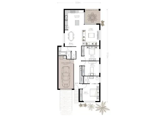 Floorplan of Homely house listing, Lot 1 Ardoyne Road, Oxley QLD 4075