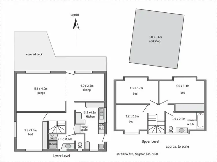 Floorplan of Homely house listing, 38 Willow Avenue, Kingston TAS 7050