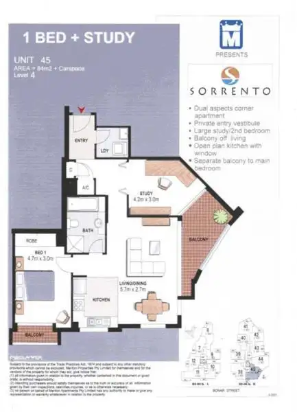 Floorplan of Homely apartment listing, 45/82 Bonar Street, Wolli Creek NSW 2205