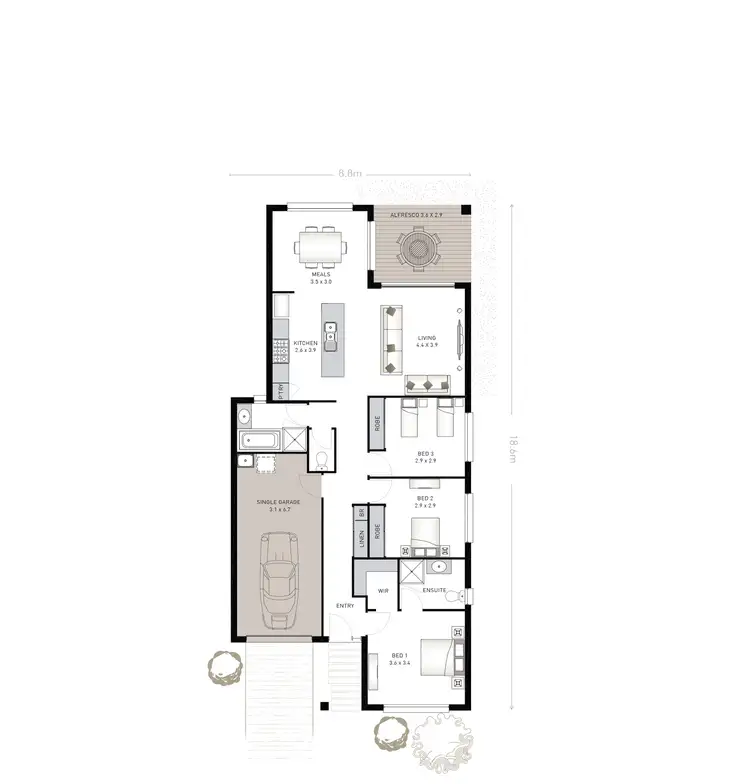 Floorplan of Homely house listing, L24 Goddard Road, Thornlands QLD 4164