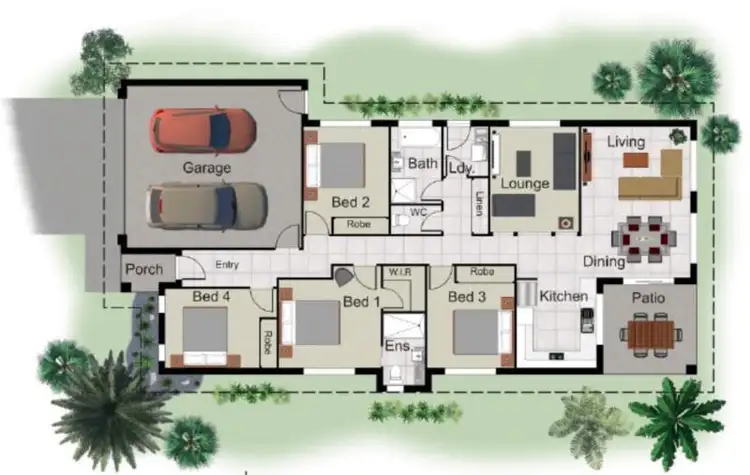 Floorplan of Homely house listing, Lot/361 Velox Crescent, Coomera QLD 4209