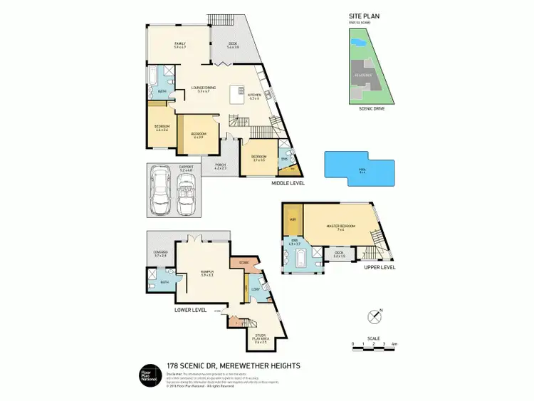 Floorplan of Homely house listing, 178 Scenic Drive, Merewether Heights NSW 2291