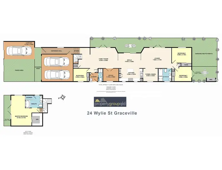 Floorplan of Homely house listing, 24 Wylie St, Graceville QLD 4075