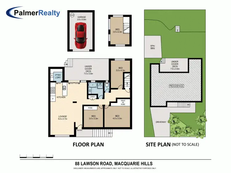 Floorplan of Homely house listing, 88 Lawson Road, Macquarie Hills NSW 2285