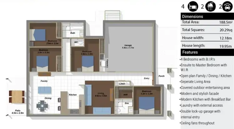 Floorplan of Homely house listing, LOT 23 New Rd, Pimpama QLD 4209