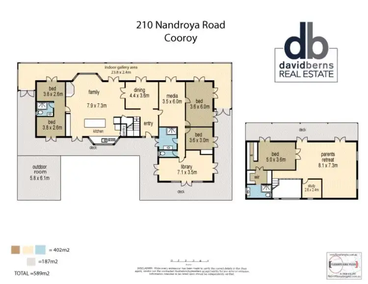 Floorplan of Homely house listing, 210 Nandroya, Cooroy QLD 4563