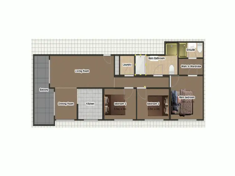Floorplan of Homely apartment listing, 33/44-48 Isabella Street, North Parramatta NSW 2151