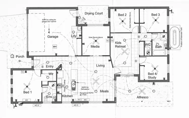 Floorplan of Homely house listing, 7 Blackbean Court, Beerwah QLD 4519