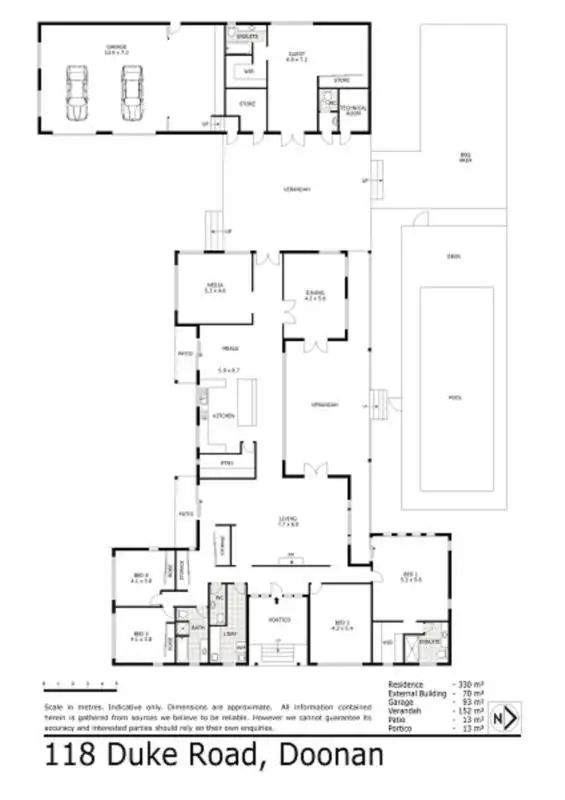 Floorplan of Homely house listing, 118 DUKE ROAD, Doonan QLD 4562