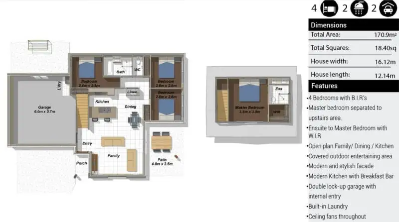 Floorplan of Homely house listing, LOT 76 Village, Pimpama QLD 4209