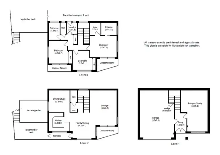Floorplan of Homely townhouse listing, 4/54 Nicholas Drive, Sandy Bay TAS 7005