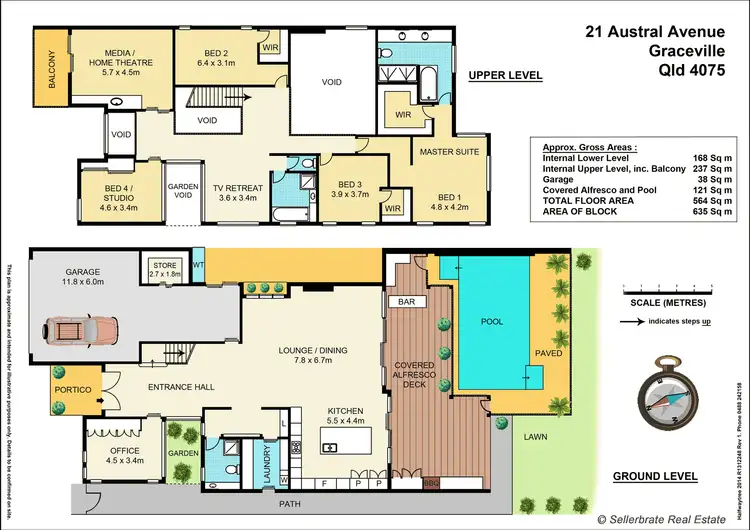 Floorplan of Homely house listing, 21 Austral Avenue, Graceville QLD 4075