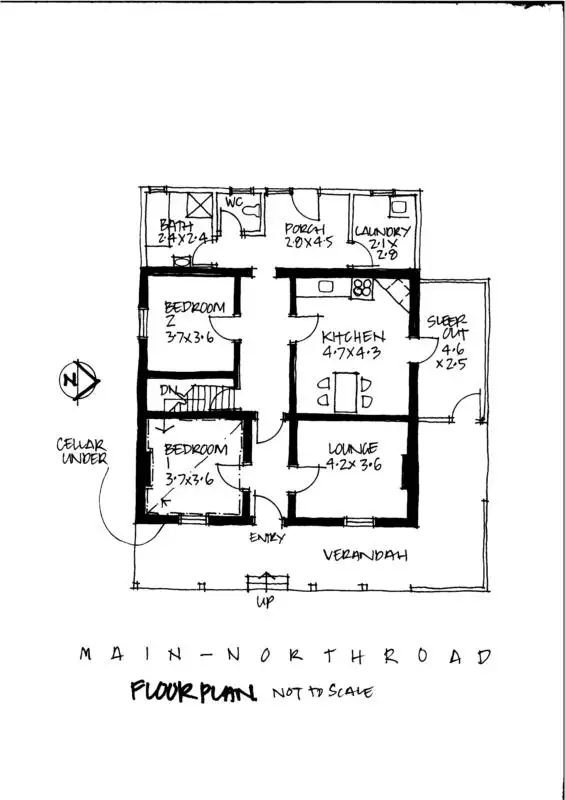 Floorplan of Homely house listing, 25 Main North Road, Watervale SA 5452