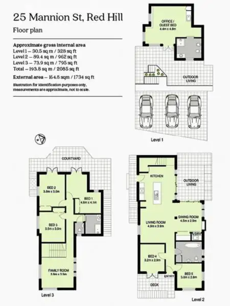 Floorplan of Homely house listing, 25 Mannion Street, Red Hill QLD 4059