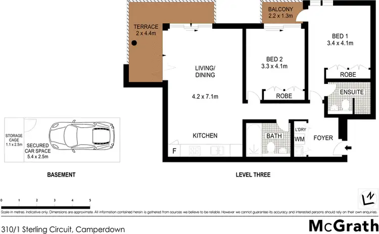 Floorplan of Homely apartment listing, 310/1 Sterling Circuit, Camperdown NSW 2050